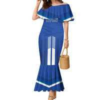 Custom Cyprus Football Family Matching Mermaid Dress and Hawaiian Shirt Go Champions