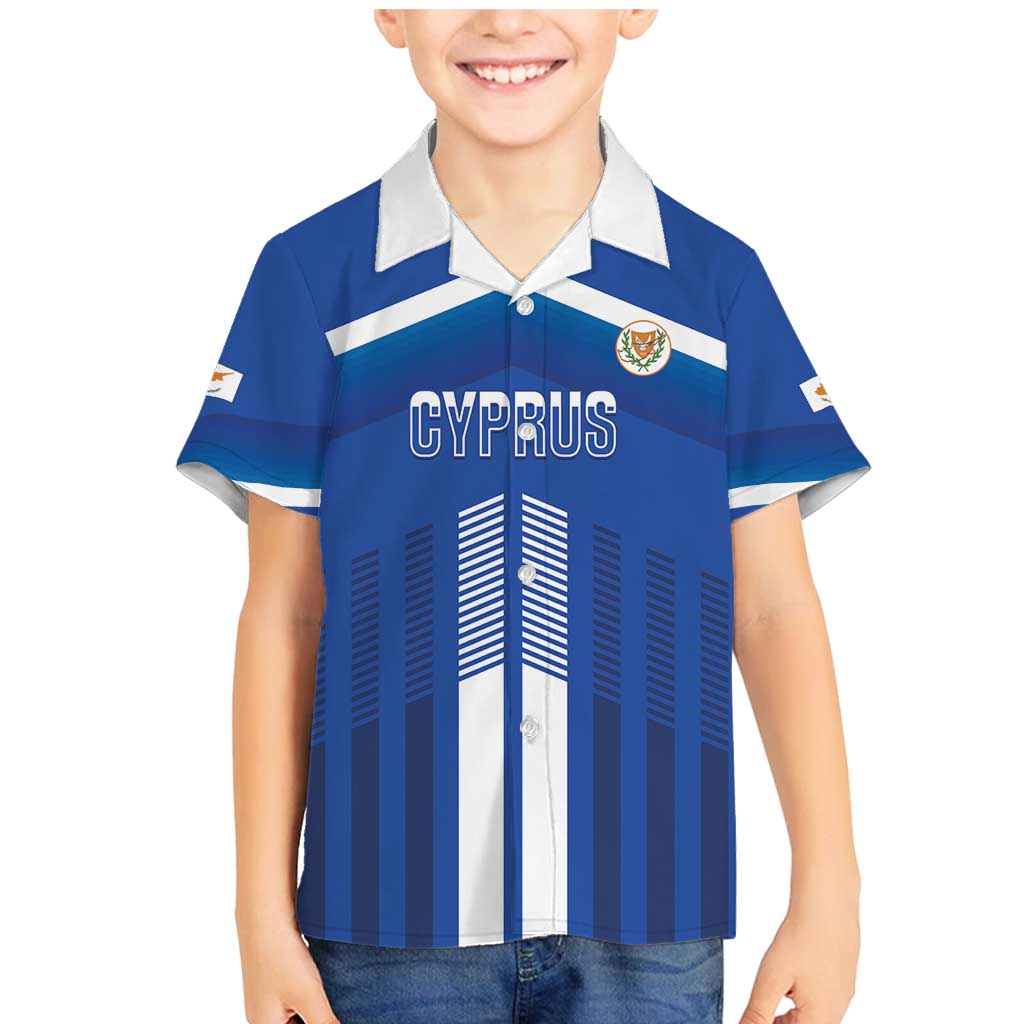 Custom Cyprus Football Family Matching Mermaid Dress and Hawaiian Shirt Go Champions