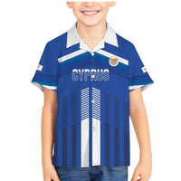 Custom Cyprus Football Family Matching Mermaid Dress and Hawaiian Shirt Go Champions