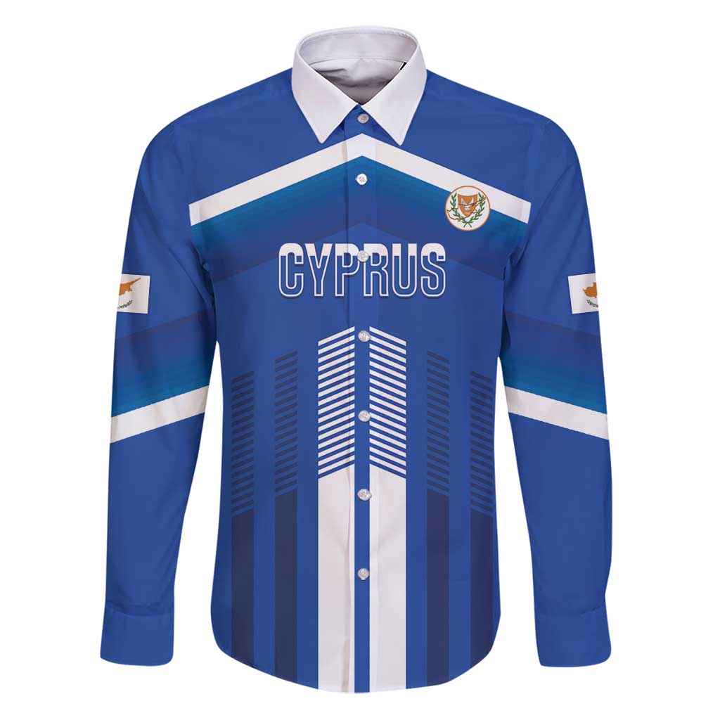 Custom Cyprus Football Family Matching Puletasi and Hawaiian Shirt Go Champions