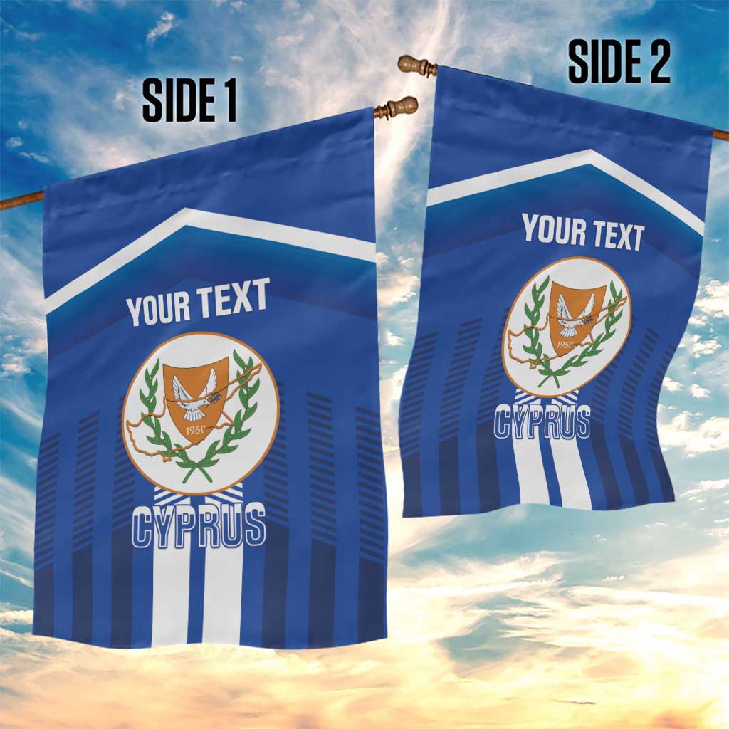 Custom Cyprus Football Garden Flag Go Champions