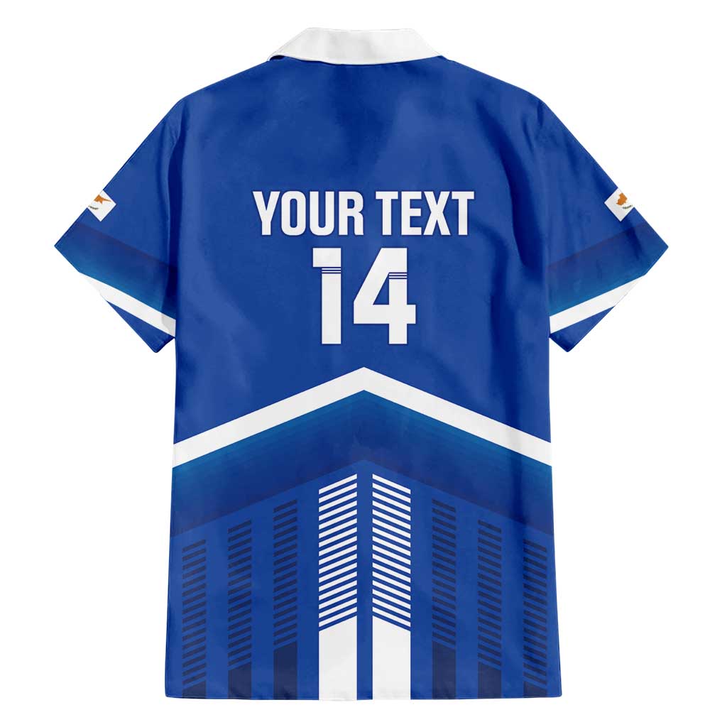 Custom Cyprus Football Hawaiian Shirt Go Champions