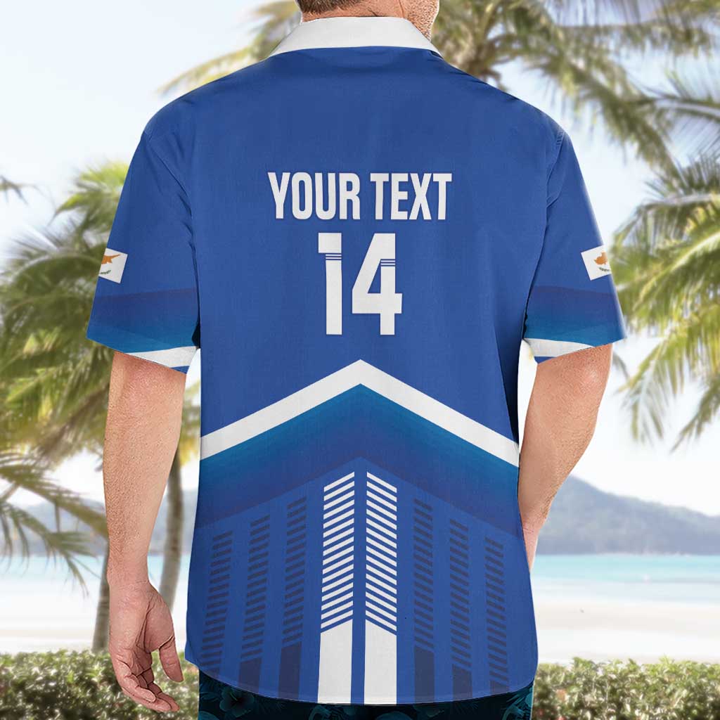 Custom Cyprus Football Hawaiian Shirt Go Champions