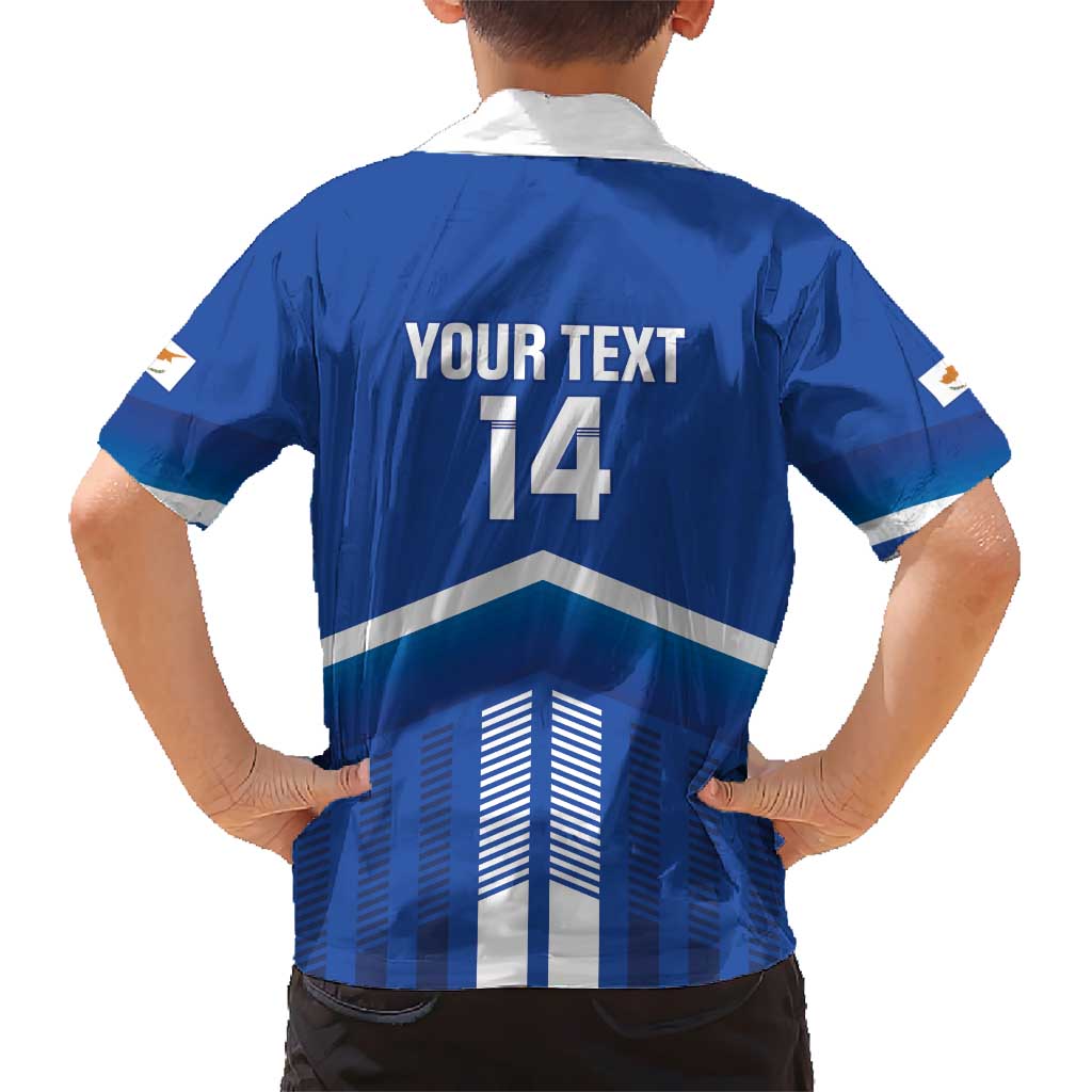 Custom Cyprus Football Hawaiian Shirt Go Champions