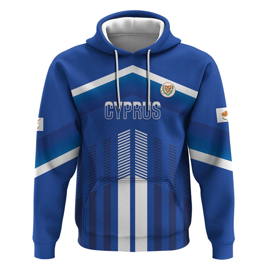 Custom Cyprus Football Hoodie Go Champions