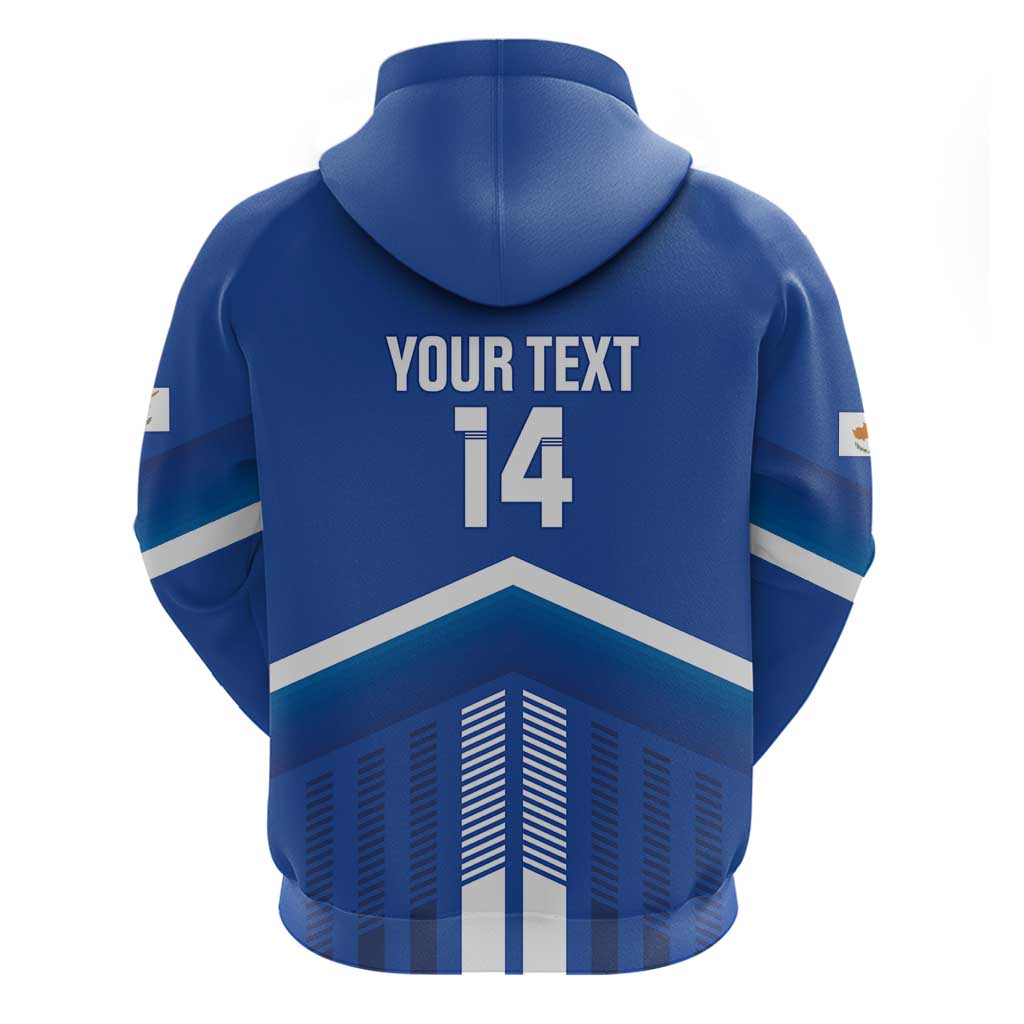 Custom Cyprus Football Hoodie Go Champions