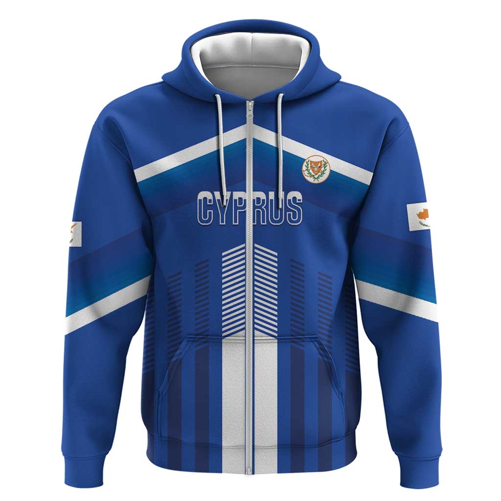 Custom Cyprus Football Hoodie Go Champions