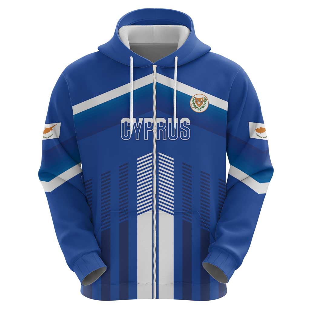 Custom Cyprus Football Hoodie Go Champions