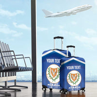 Custom Cyprus Football Luggage Cover Go Champions