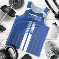 Custom Cyprus Football Men Tank Top Go Champions