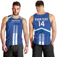 Custom Cyprus Football Men Tank Top Go Champions