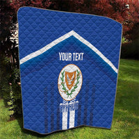 Custom Cyprus Football Quilt Go Champions