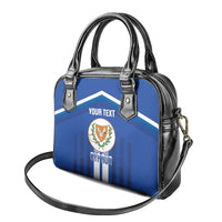 Custom Cyprus Football Shoulder Handbag Go Champions