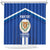 Custom Cyprus Football Shower Curtain Go Champions