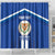 Custom Cyprus Football Shower Curtain Go Champions