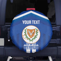 Custom Cyprus Football Spare Tire Cover Go Champions