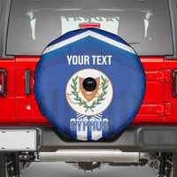 Custom Cyprus Football Spare Tire Cover Go Champions