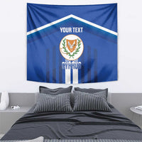 Custom Cyprus Football Tapestry Go Champions