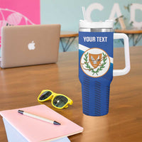 Custom Cyprus Football Tumbler With Handle Go Champions