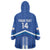 Custom Cyprus Football Wearable Blanket Hoodie Go Champions