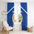 Custom Cyprus Football Window Curtain Go Champions