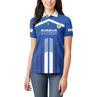 Custom Cyprus Football Women Polo Shirt Go Champions