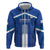 Custom Cyprus Football Zip Hoodie Go Champions