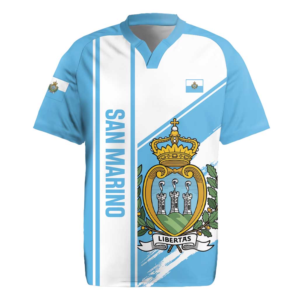 Custom San Marino Football Rugby Jersey Come On La Serenissima