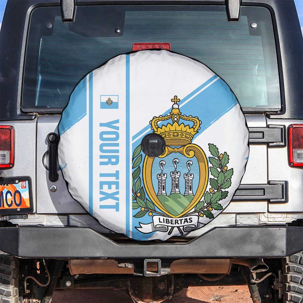 Custom San Marino Football Spare Tire Cover Come On La Serenissima