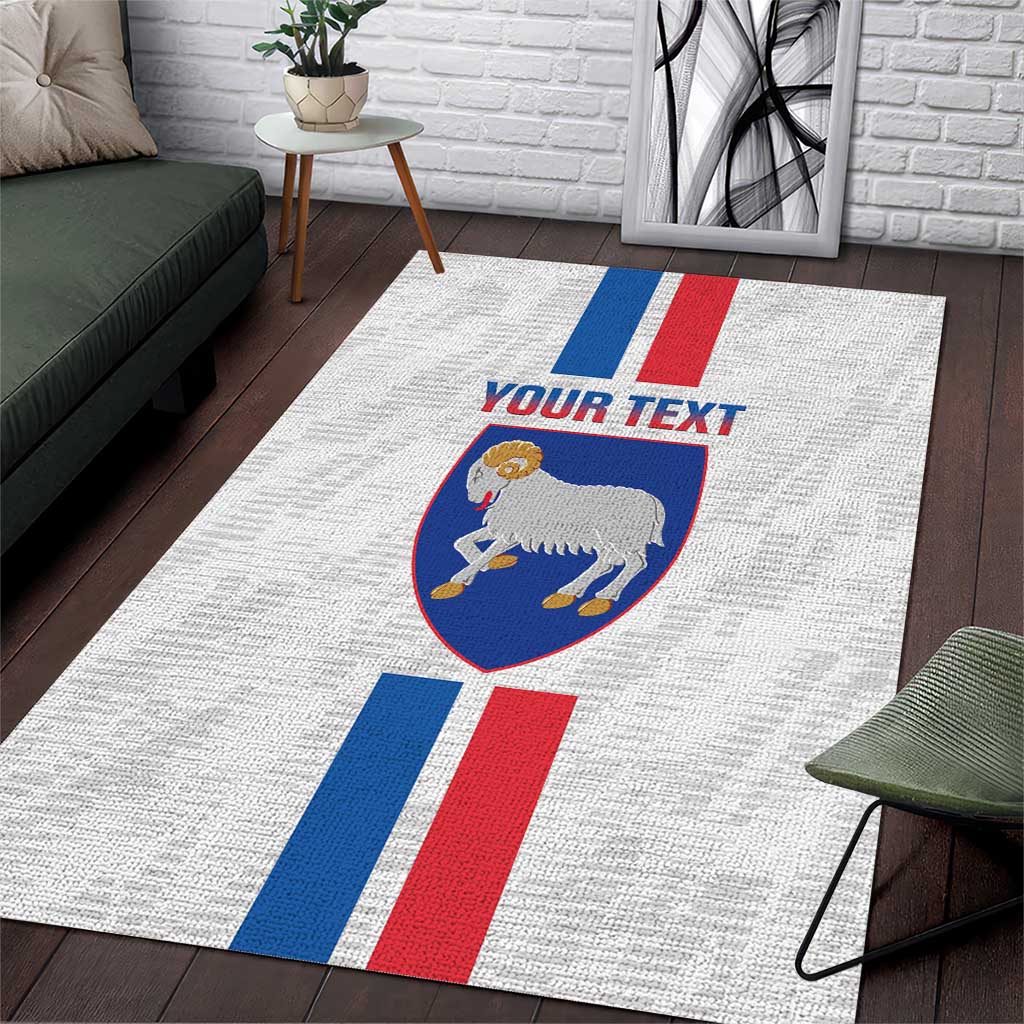 Custom Faroe Islands Football Area Rug Come On National Team