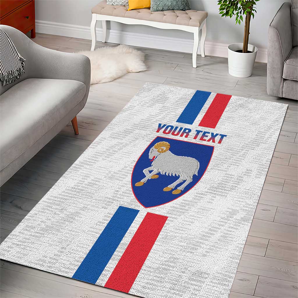 Custom Faroe Islands Football Area Rug Come On National Team