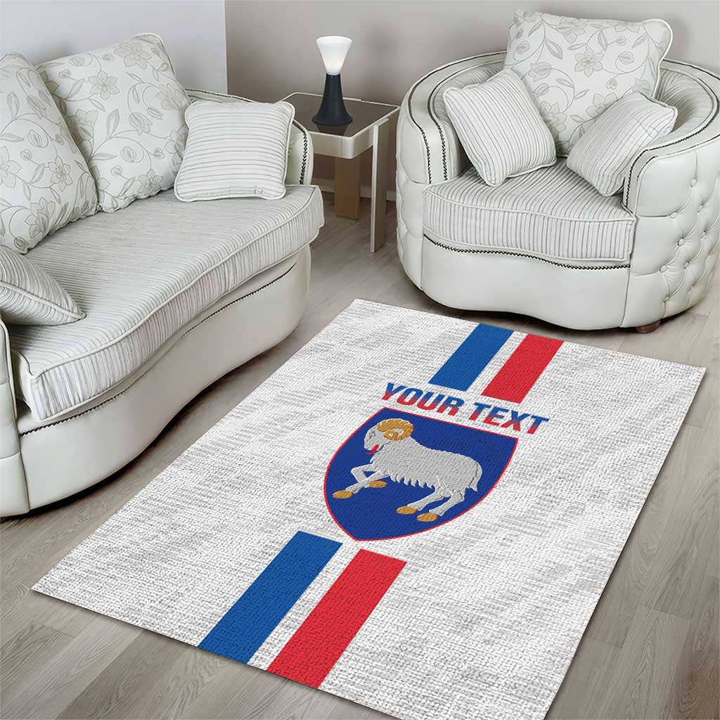 Custom Faroe Islands Football Area Rug Come On National Team