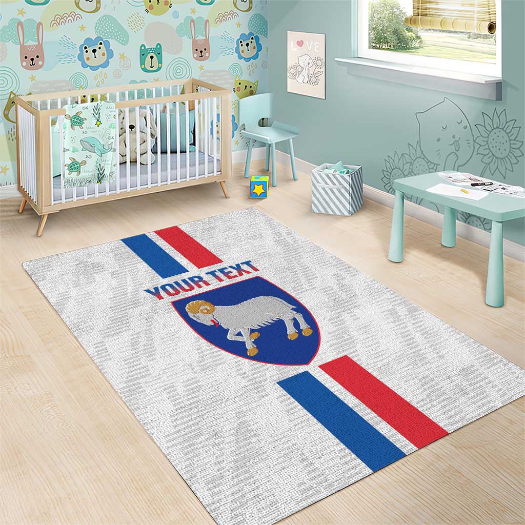 Custom Faroe Islands Football Area Rug Come On National Team