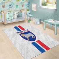 Custom Faroe Islands Football Area Rug Come On National Team