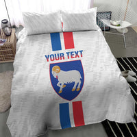 Custom Faroe Islands Football Bedding Set Come On National Team