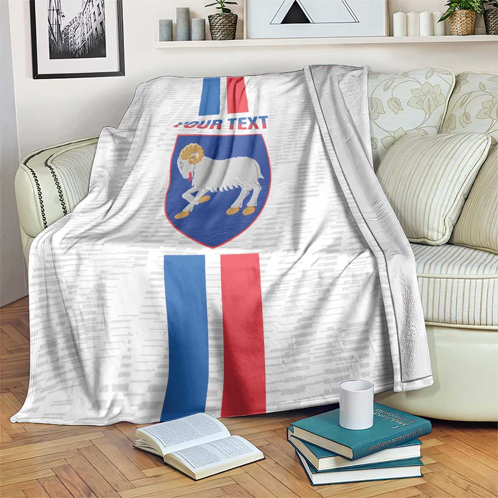 Custom Faroe Islands Football Blanket Come On National Team