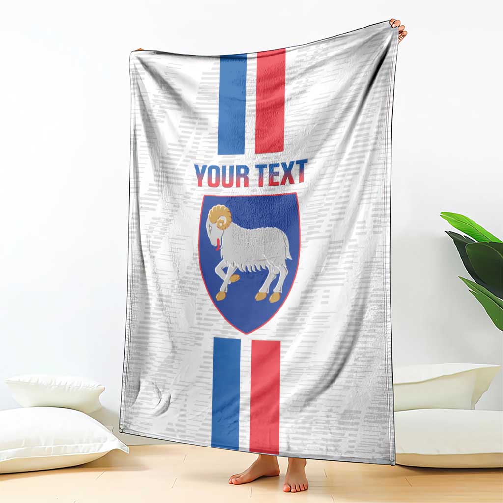 Custom Faroe Islands Football Blanket Come On National Team