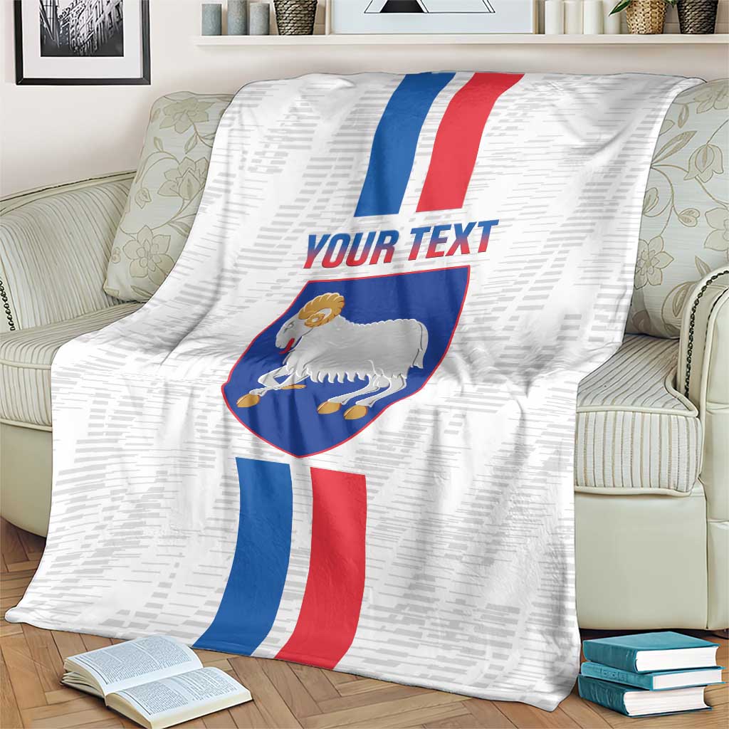 Custom Faroe Islands Football Blanket Come On National Team