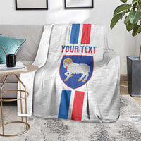 Custom Faroe Islands Football Blanket Come On National Team