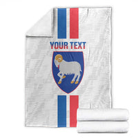 Custom Faroe Islands Football Blanket Come On National Team