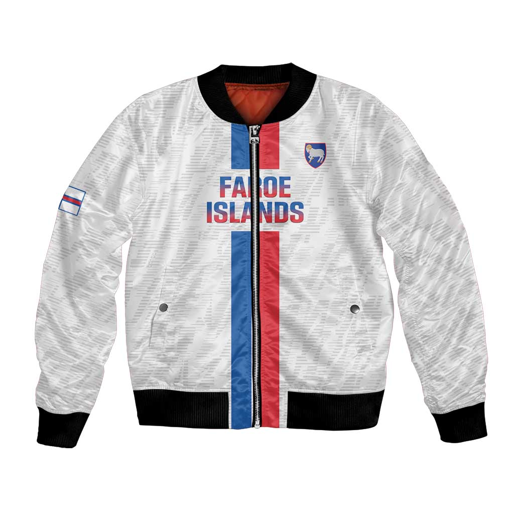 Custom Faroe Islands Football Bomber Jacket Come On National Team