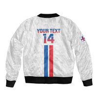 Custom Faroe Islands Football Bomber Jacket Come On National Team