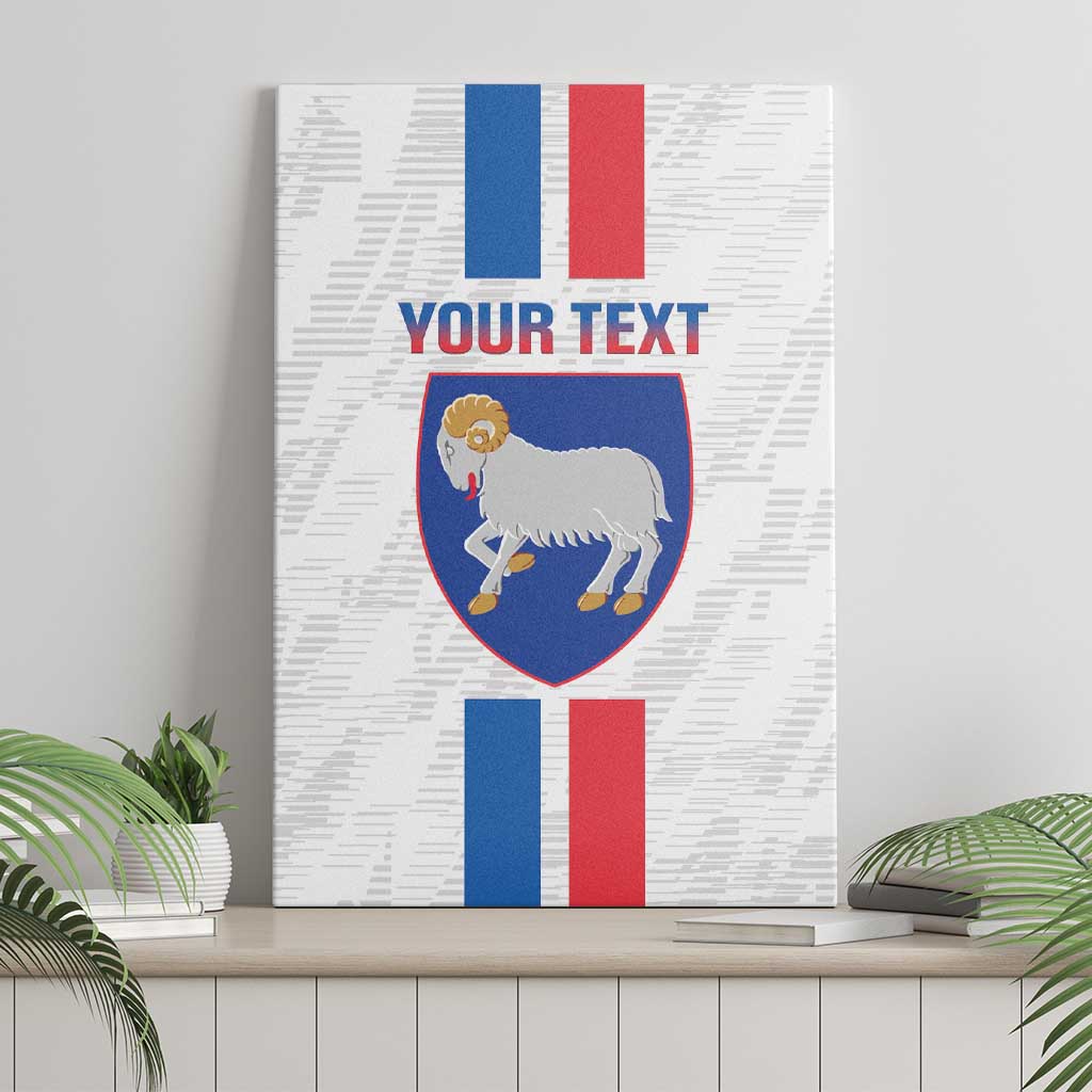 Custom Faroe Islands Football Canvas Wall Art Come On National Team