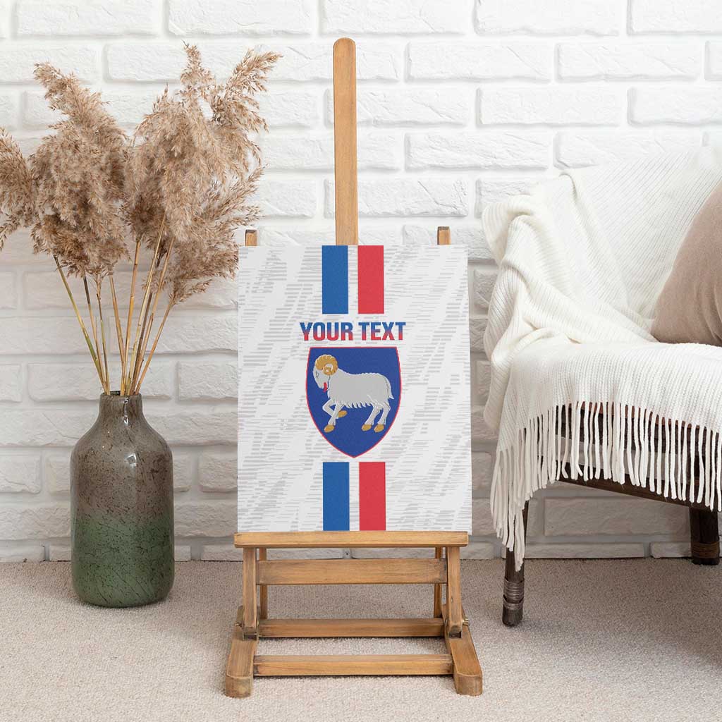 Custom Faroe Islands Football Canvas Wall Art Come On National Team