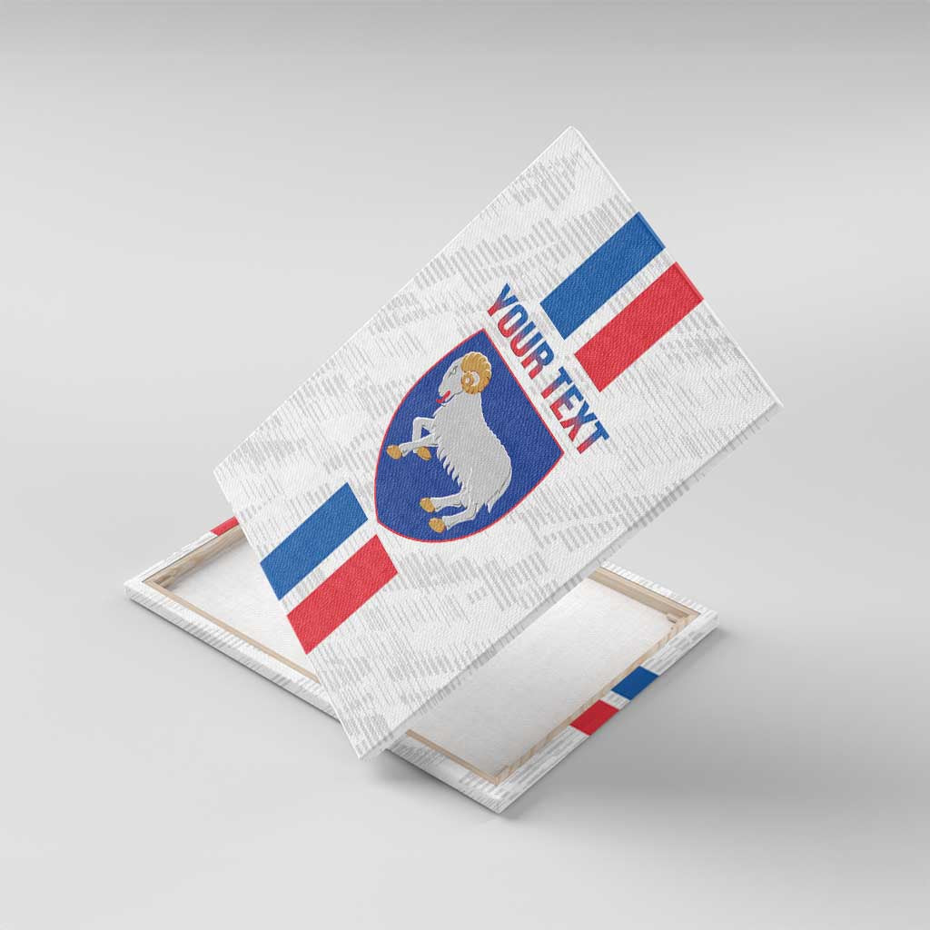 Custom Faroe Islands Football Canvas Wall Art Come On National Team