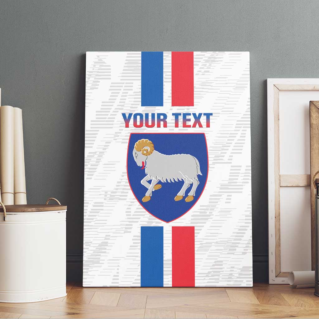 Custom Faroe Islands Football Canvas Wall Art Come On National Team