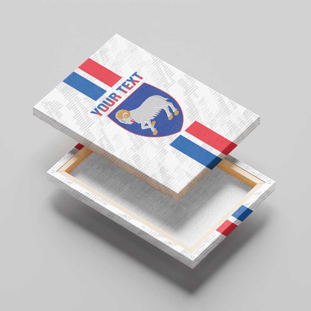 Custom Faroe Islands Football Canvas Wall Art Come On National Team