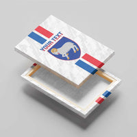 Custom Faroe Islands Football Canvas Wall Art Come On National Team