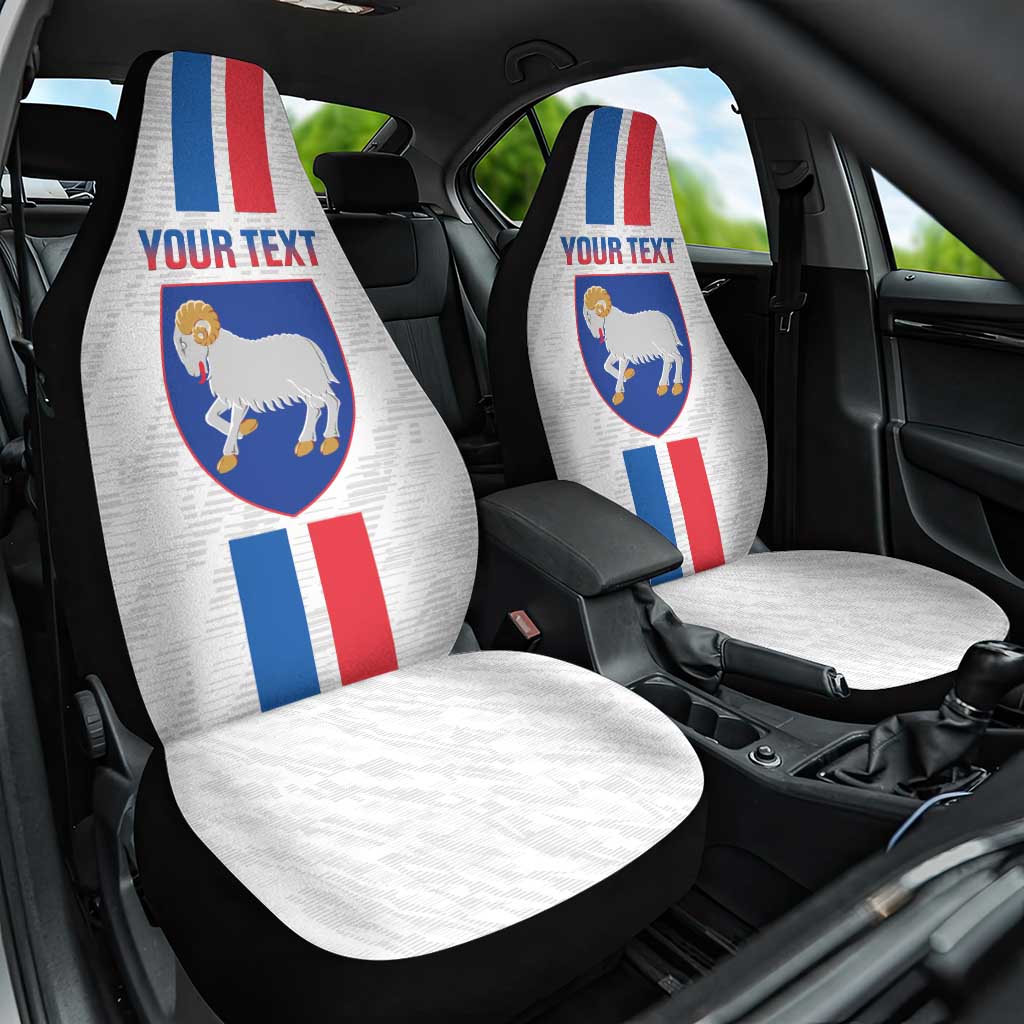 Custom Faroe Islands Football Car Seat Cover Come On National Team