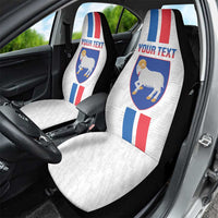 Custom Faroe Islands Football Car Seat Cover Come On National Team
